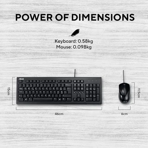 ASUS U2000 WIRED KEYBOARD COMBO